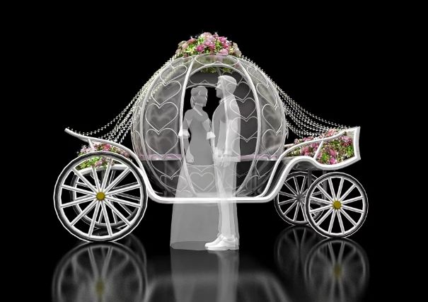 原創(chuàng)設(shè)計(jì)浪漫的南瓜馬車